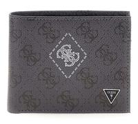 GUESS purse Milano Bifold Double Wallet M Black / White