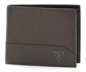 GUESS purse Torino Bifold Double Wallet M Dark Brown