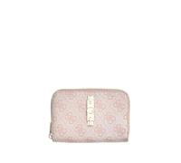 GUESS Purse Yvonne Logo SLG Medium Zip Around Wallet Stone Logo Beige