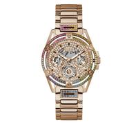 GUESS Queen Multi-Function Rose Gold/Rainbow Ladies Watch GW0464L5
