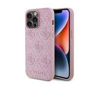 Guess Quilted 4G Classic Pink case - iPhone 15 Pro Max