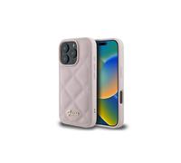 Guess Quilted Metal Logo Case for iPhone 16 Pro Max 6.9" Pink