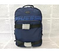 GUESS Racing Backpack Canvas Rucksack Black or Navy Blue Shoulder Bag BNWT Rp£79