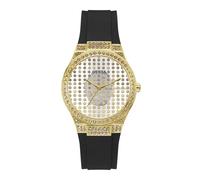 GUESS Women Analog Quartz Watch with Silicone Strap GW0482L1