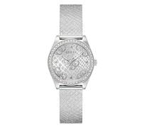 Guess Watches Ladies Silver Tone Mesh Watch - Recycled Steel / Mineral Glass / Mesh