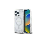 Guess Resin Gradient Glitter Hardcase with MagSafe for iPhone 16 Pro 6.3" Silver