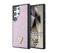 Guess Rhinestone Hardcase, Pink - Galaxy S24 Ultra