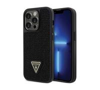 Guess Rhinestone Triangle Black Case - iPhone 14 Pro Max