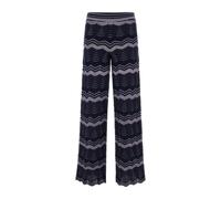 GUESS Rita Wide Leg Pant S Navy And Spring Iris size S | Wide Pants Outlet | Women | Blue S
