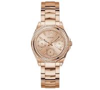 GUESS Ritzy Women's Watch Stainless Steel, red / gold, Bracelet