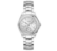 GUESS Ritzy Women's Stainless Steel Watch, Silver, One size, Modern