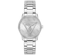 Guess Roxy Women's Stainless Steel 36mm Silver 3 Bar Silver Dial Watch GW0987L1