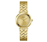 Guess Rumour Women's Gold Tone Patterned Half Bangle Watch