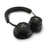 Guess Saffiano ENC Triangle Logo Wireless On Ear Headphones Black - GUBHC15PGMRTRK