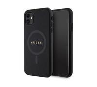 Guess Saffiano For Magsafe Black - iPhone 11