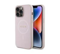 Guess Saffiano Hardcase, Pink - iPhone 15 Pro Max