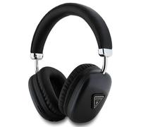 Guess Saffiano Pu Leather Triangle Logo Wireless Headphones Black