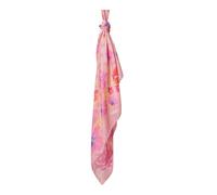 GUESS scarf Foulard 120x120 Rose Multi