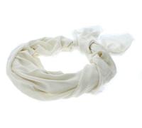 GUESS scarf Geva Kefiah White Logo
