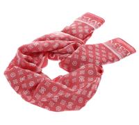 GUESS scarf Jacquard Scarf 80X180 Coral