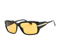 Guess Shiny Black Framed Brown Lensed Sunglasses - One Size