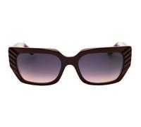 Guess Shiny Bordeaux Smoke Rose Gradient Sunglasses - One Size