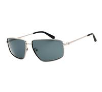 Guess Shiny Gunmetal Frame Smoke Polarized Sunglasses - One Size