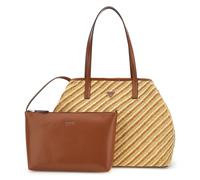 GUESS shopper bag Vikky II Two In One Tote Bag L Natural / Cognac