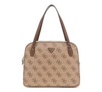 GUESS Shopper Travel Bag with Laptop Compartment Latte Logo Brown Light Brown