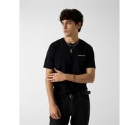 Guess Short Sleeve Logo Print T-Shirt Black - XS