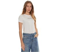 GUESS Short Sleeve T-Shirt GJ Slim Logo Print W4YI01J1314, Bílý, M