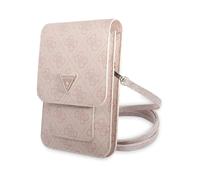 Guess shoulder bag 4G Triangle Design Pink - Universal 16x10 cm