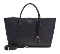 GUESS shoulder bag business bag with laptop compartment Marissa Logo Tech Tote Coal Logo dark grey