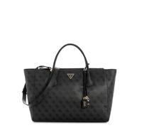 GUESS shoulder bag business bag with laptop compartment Marissa Logo Tech Tote Coal Logo dark grey