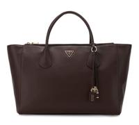 GUESS shoulder bag business bag with laptop compartment Marissa Tech Tote Brown dark brown