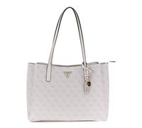 GUESS shoulder bag business bag with laptop compartment Noelle II Tech Tote Bone Logo light grey