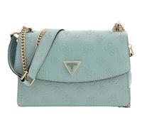 GUESS Shoulder Bag Cresidia II Convertible Xbody Flap Bag Light Sage Logo Mint