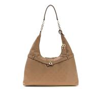 GUESS shoulder bag Ella Logo Hobo Beige Logo taupe