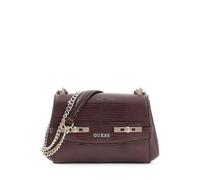 GUESS shoulder bag evening bag Melinda Mini Convertible Xbody Flap Bag Burgundy