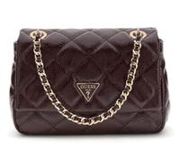 GUESS shoulder bag Juliet Mini Flap Bag Burgundy dark purple