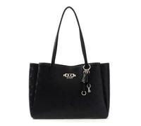 GUESS shoulder bag laptop bag with laptop compartment Anise Multi Compartment Tote Black Logo