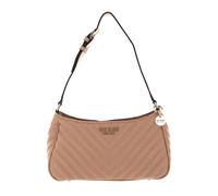 GUESS shoulder bag Leather Ariete Shoulderbag Beige