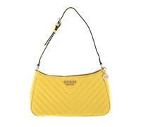 GUESS shoulder bag Leather Ariete Shoulderbag Yellow