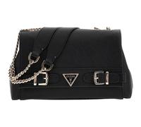 GUESS Women's Levante Convertible Crossbody Flap, Black, One Size