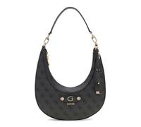 GUESS shoulder bag Lindsey Hobo Coal Logo dark grey