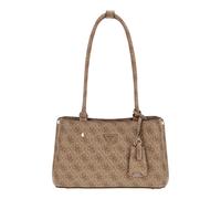GUESS shoulder bag Meridian Shoulder Satchel Bag Latte Logo