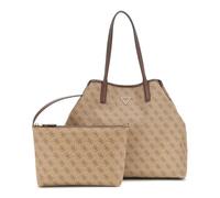 GUESS shoulder bag shopper bag Eco Victtoria Large 2 In 1 Tote Latte Logo/Brown light brown