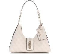 GUESS shoulder bag Yvonne Logo Hobo Bag Stone Logo beige