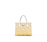 Guess Silvana Rafia Handbag Yellow
