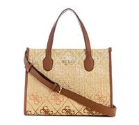 GUESS SILVANA 2 COMP TOTE, Col - Cognac Logo, One size
